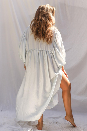 Metallic Medellin Dress - Silver Moon Metallic Medellin Dress - Silver Moon