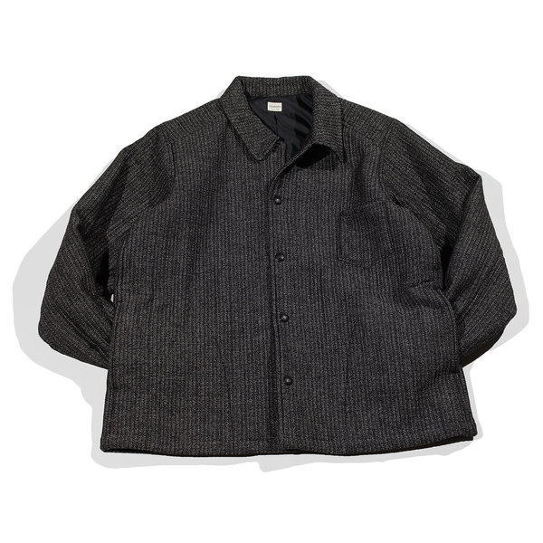 Chimala Jacquard Shirt Jacket - Black