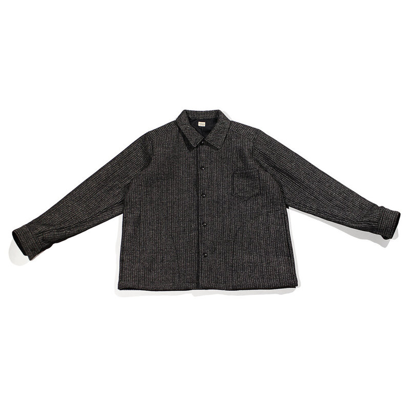 Chimala Jacquard Shirt Jacket - Black