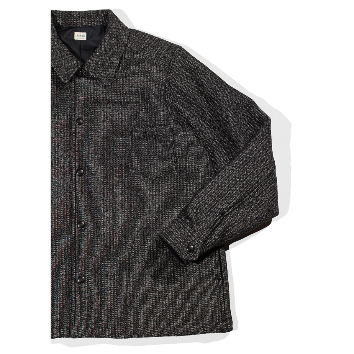 Chimala Jacquard Shirt Jacket - Black - Image 4 of 9