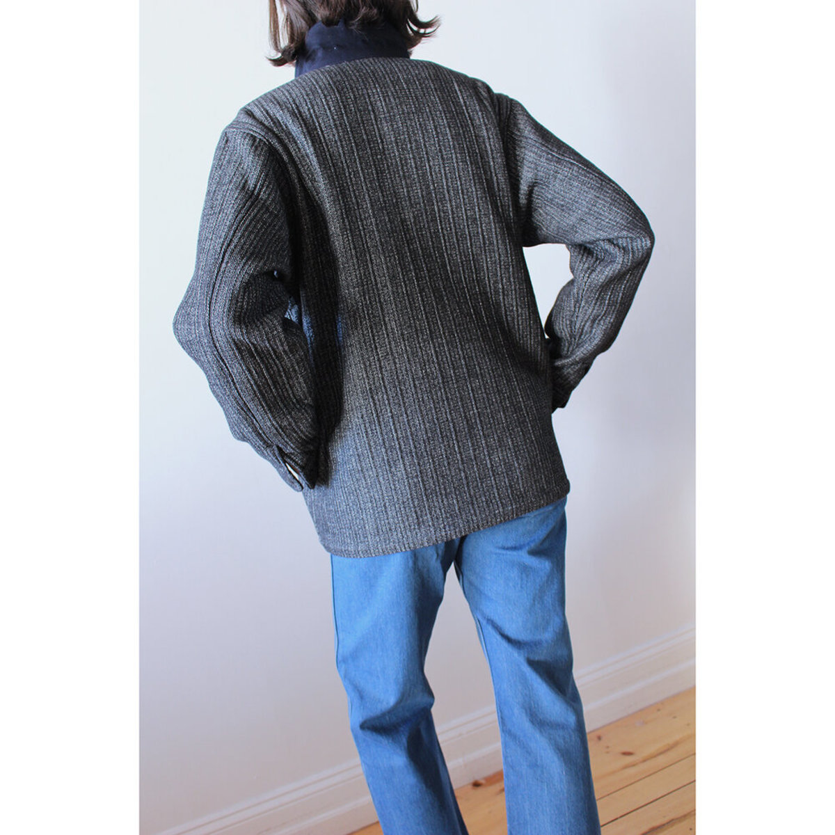 Chimala Jacquard Shirt Jacket - Black - Image 7 of 9