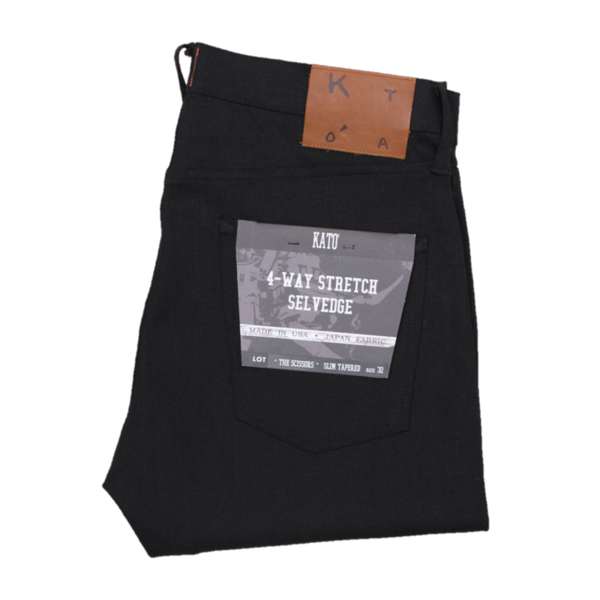 KATO The Scissors denim - Black Raw KATO The Scissors denim - Black Raw
