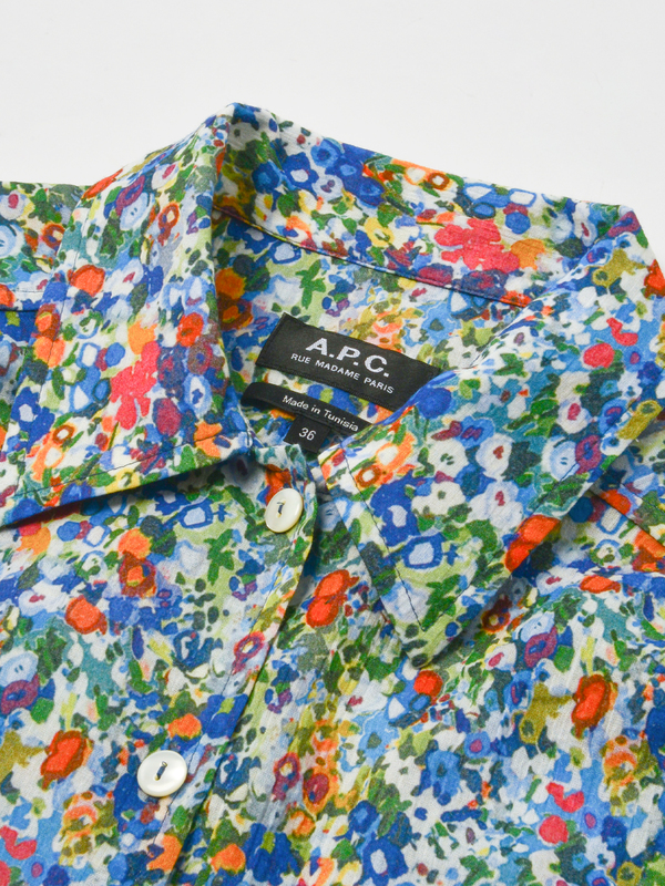 A.P.C. Cleo Chemisette top - SAA MULTICOLOR | Garmentory