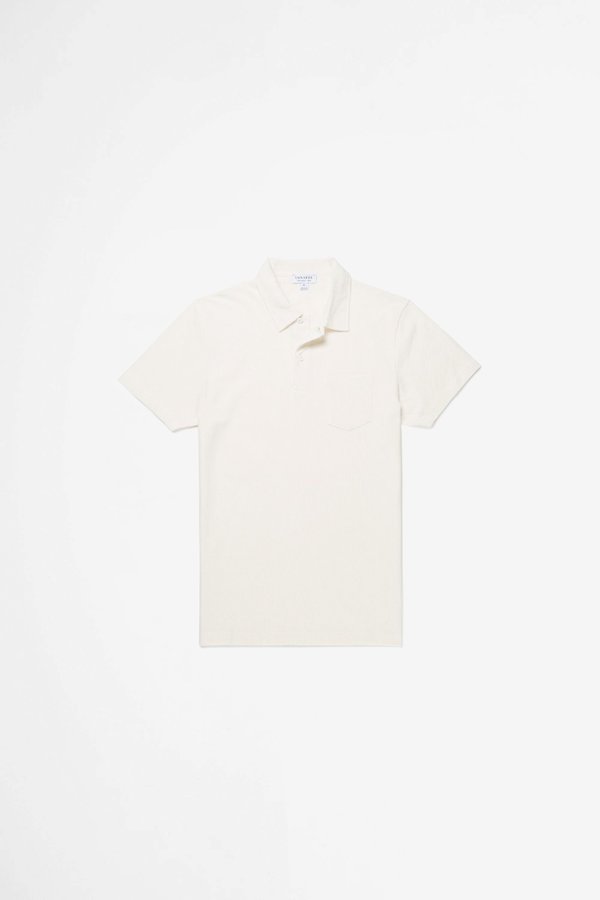 Sunspel Riviera polo shirt top - archive white Sunspel Riviera polo shirt top - archive white