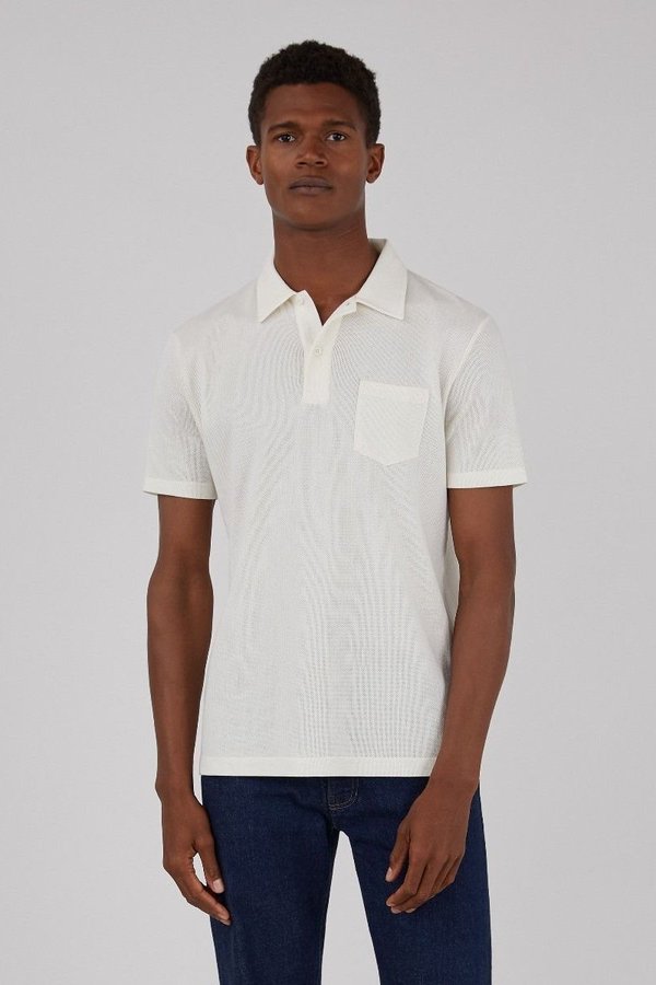Sunspel Riviera polo shirt top - archive white Sunspel Riviera polo shirt top - archive white