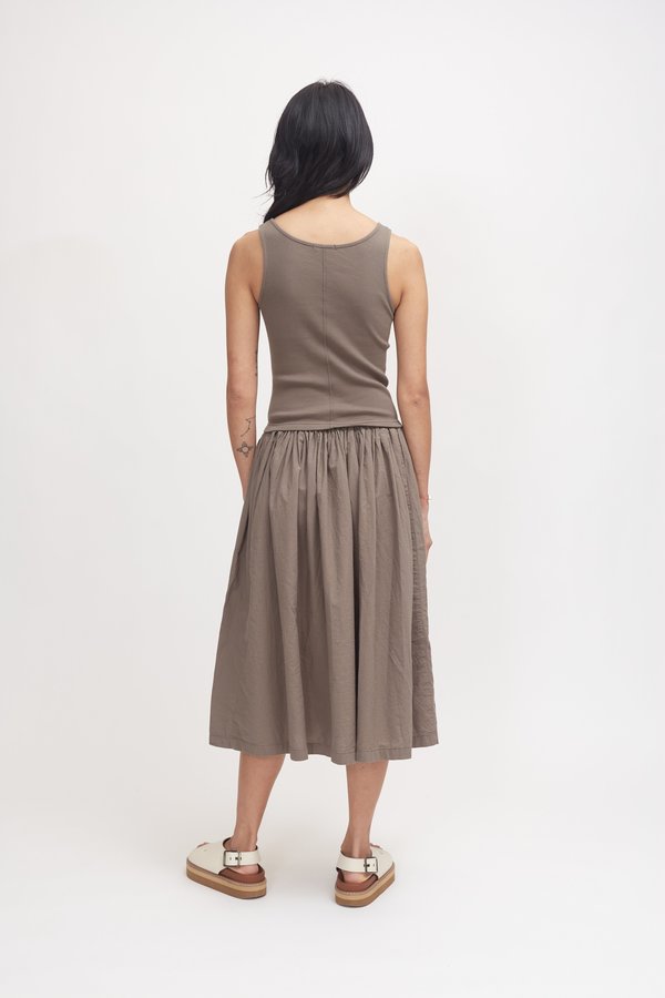Pas de Calais Tank Top Skirt Dress - Khaki Pas de Calais Tank Top Skirt Dress - Khaki