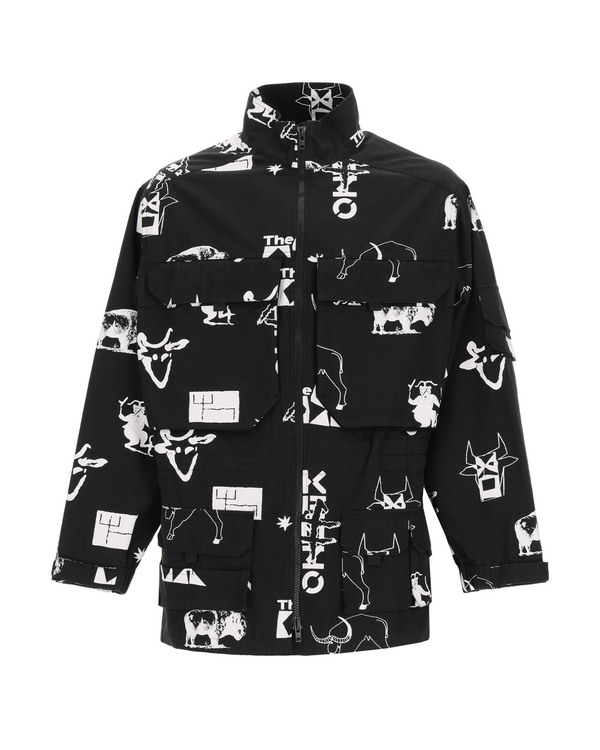 Kenzo Symbol Print Parka coat - Black Kenzo Symbol Print Parka coat - Black
