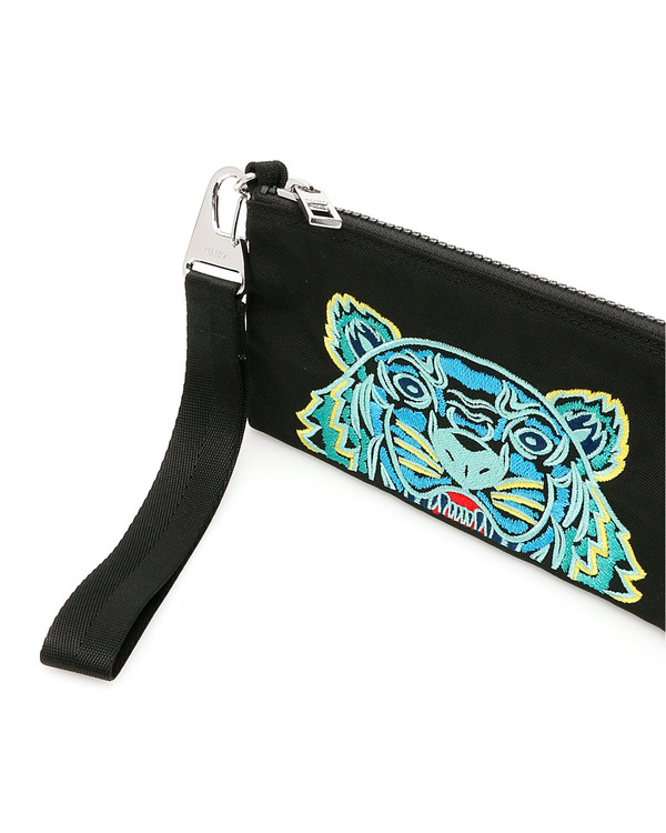 Kenzo Tiger Pouch Wallet - Black | Garmentory