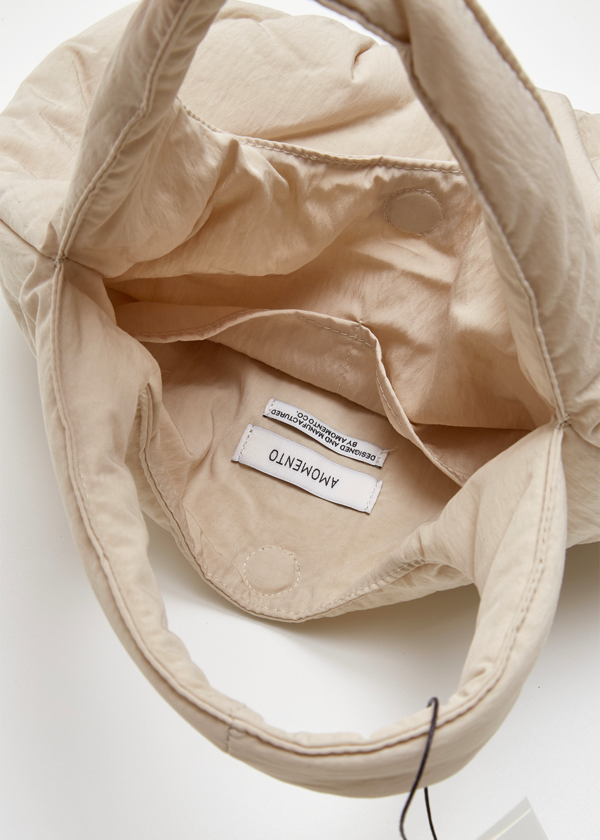 AMOMENTO Small Padded Bag - Beige | Garmentory