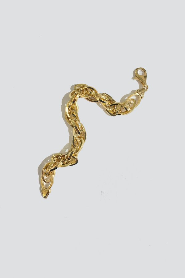 vintage Oval Link Bracelet - gold Vermeil vintage Oval Link Bracelet - gold Vermeil
