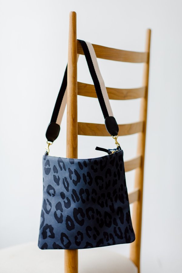 Clare V. Detachable Strap - Black/White Clare V. Detachable Strap - Black/White