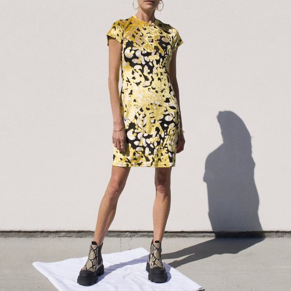 ECKHAUS LATTA Shrunk Dress - Foliage | Garmentory