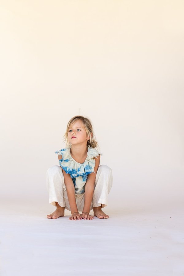 kids The New Society Ruffle Blouse - color tie dye kids The New Society Ruffle Blouse - color tie dye