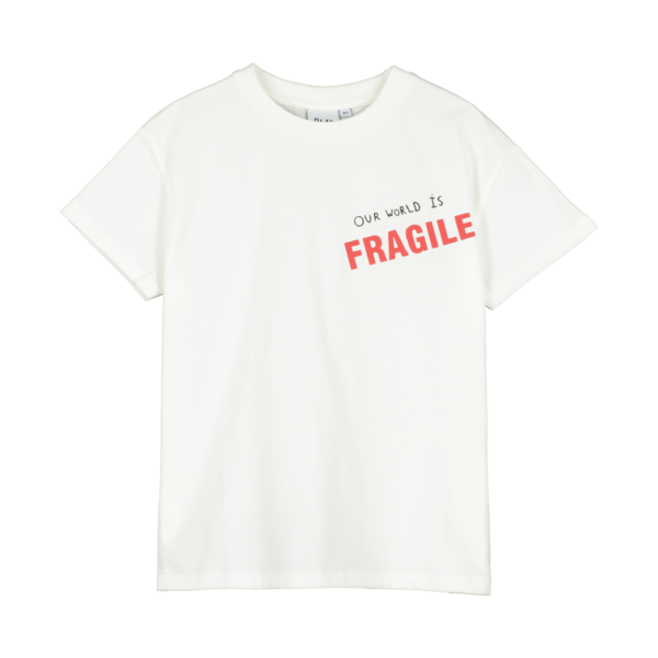 kids Beau Loves Our World Is Fragile T-Shirt - White kids Beau Loves Our World Is Fragile T-Shirt - White