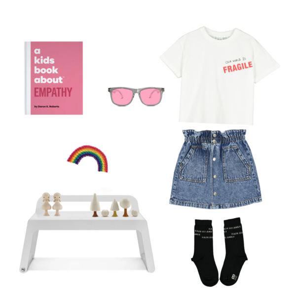 kids Beau Loves Our World Is Fragile T-Shirt - White kids Beau Loves Our World Is Fragile T-Shirt - White