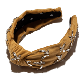 Butterfly Crystal Lele Sadoughi Headband LeLe Sadoughi Butterfly Jeweled Headband - Tan | Garmentory main image 2