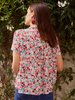 Des Petits Hauts Enou Floral Shirt - Marigold - Thumbnail 2