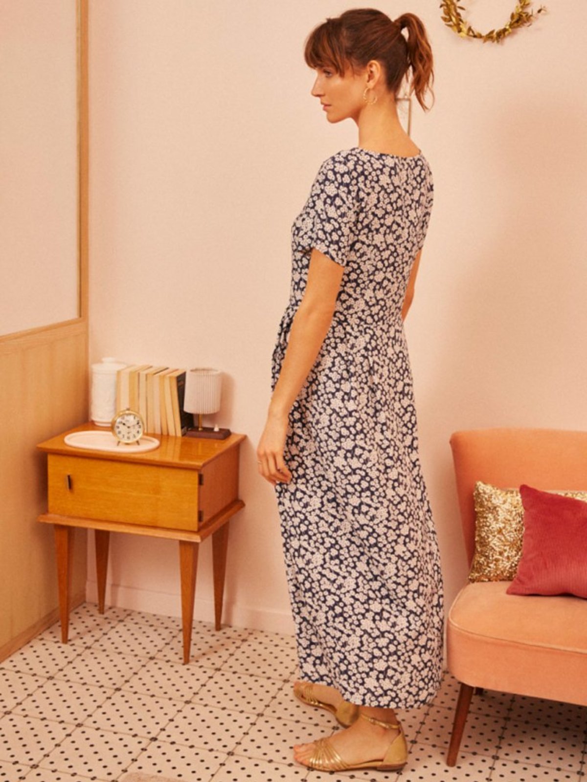 Des Petits Hauts Vivi Dress in Blue - Image 2 of 5