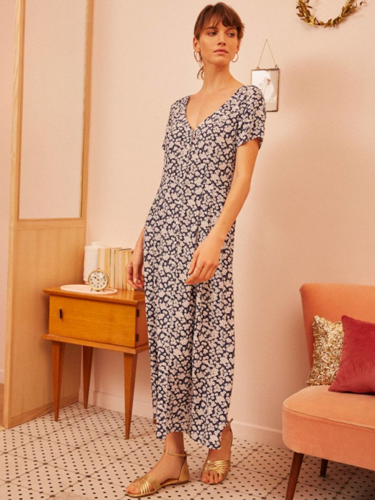 Des Petits Hauts Vivi Dress in Blue - Image 4 of 5