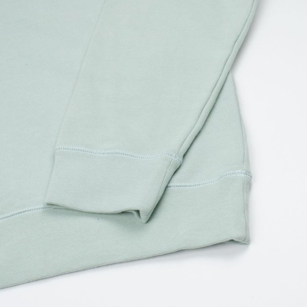 Sunspel Lopback Sweatshirt - Dusky Green Sunspel Lopback Sweatshirt - Dusky Green
