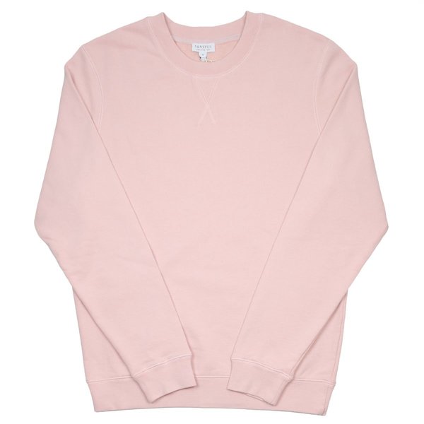 Sunspel Loopback Sweatshirt - Dusty Pink Sunspel Loopback Sweatshirt - Dusty Pink