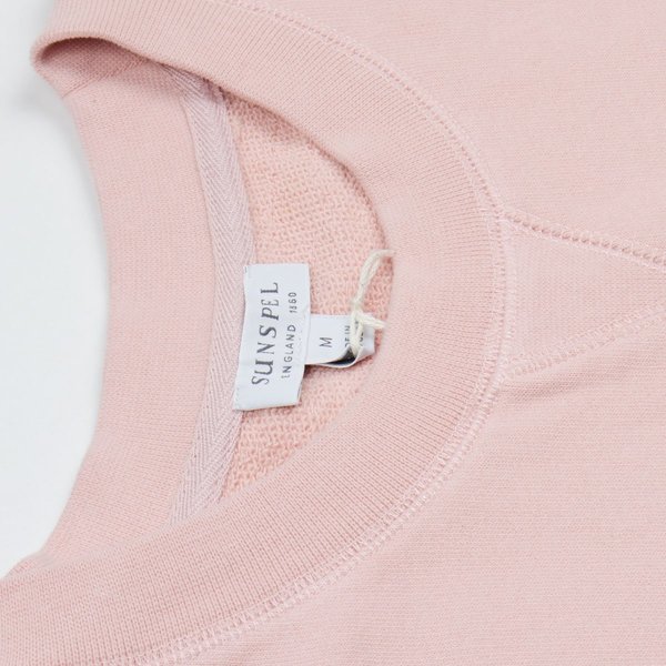 Sunspel Loopback Sweatshirt - Dusty Pink Sunspel Loopback Sweatshirt - Dusty Pink