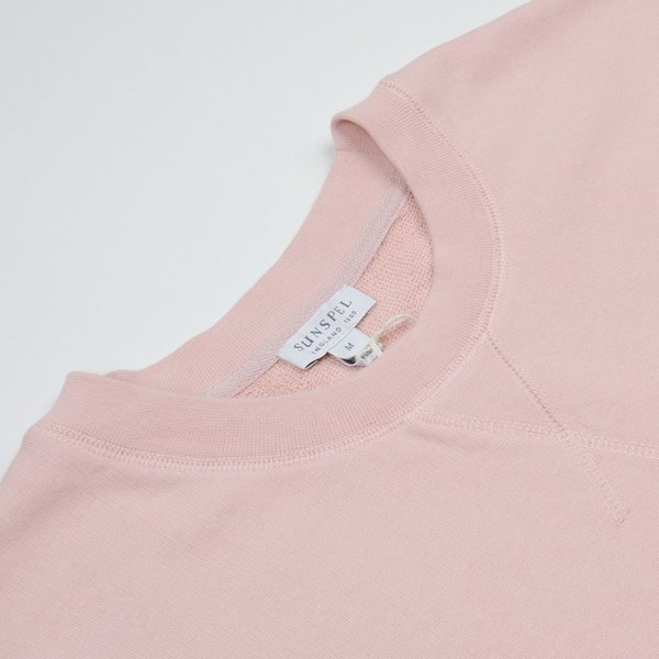 Sunspel Loopback Sweatshirt - Dusty Pink Sunspel Loopback Sweatshirt - Dusty Pink