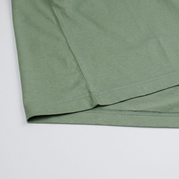 Sunspel Short Sleeve Riviera Crew Neck T-shirt - Light Khaki Sunspel Short Sleeve Riviera Crew Neck T-shirt - Light Khaki