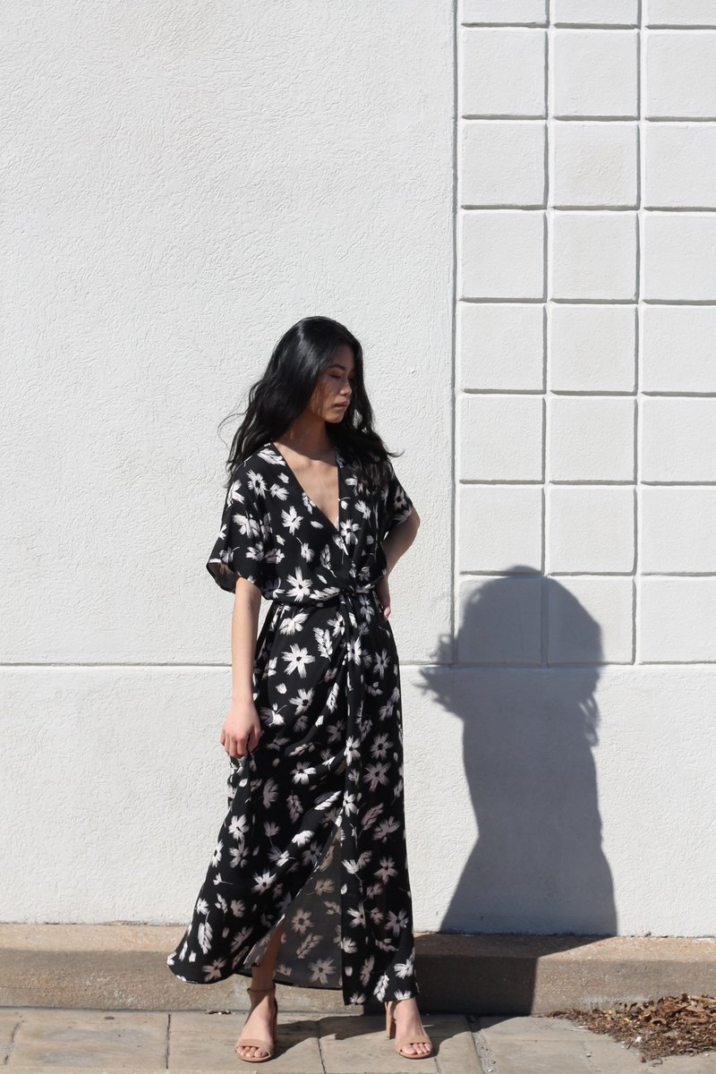 Descendant The Corrine Dress - Black/white