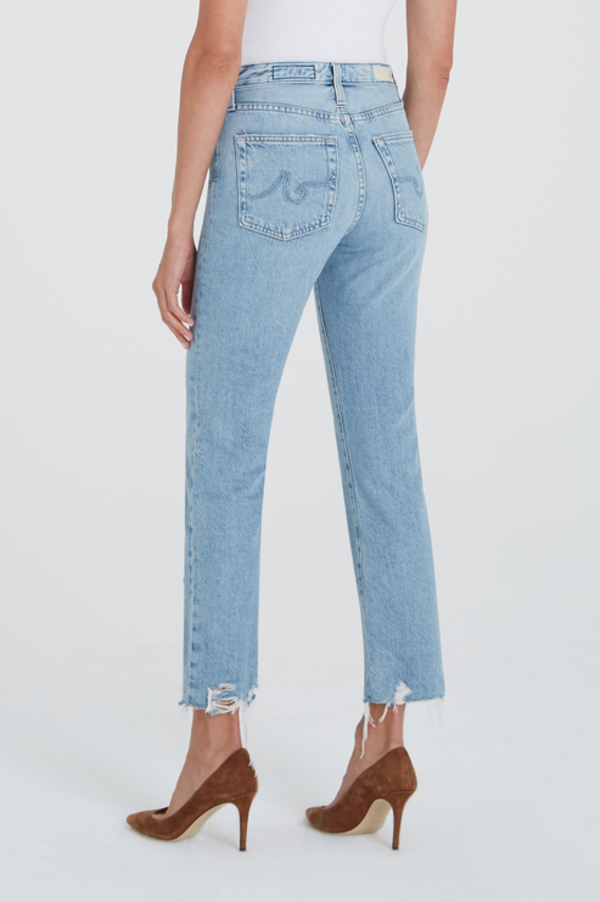 AG Isabelle Straight Crop denim - Blue AG Isabelle Straight Crop denim - Blue