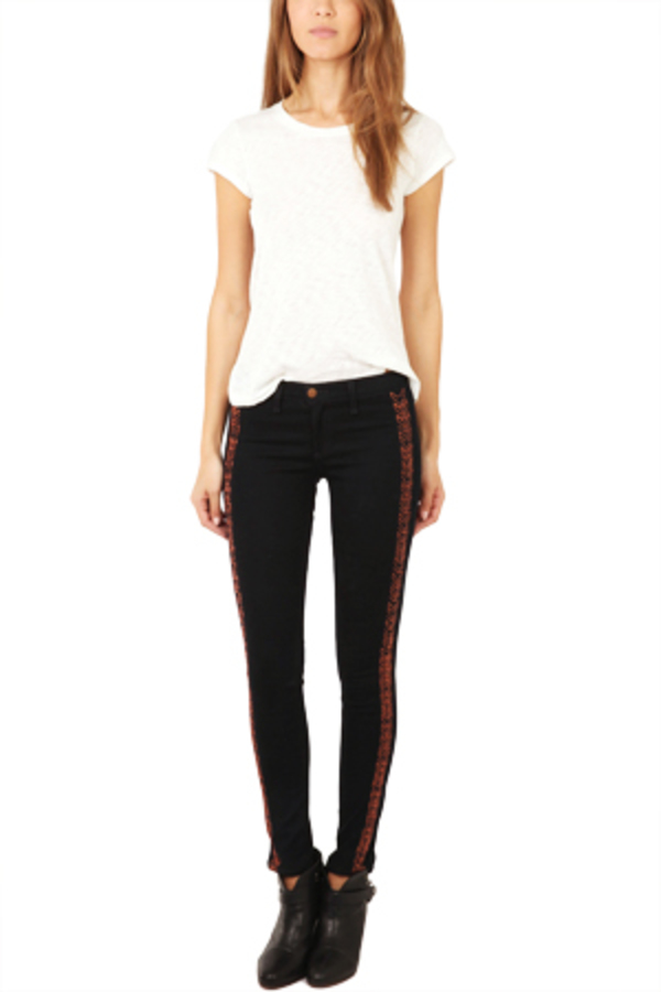 rag bone JEAN Split Skinny Jeans Bengal Midnight Garmentory