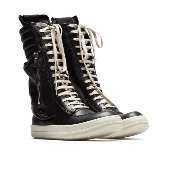RICK OWENS Cargo Basket sneakers - Black | Garmentory