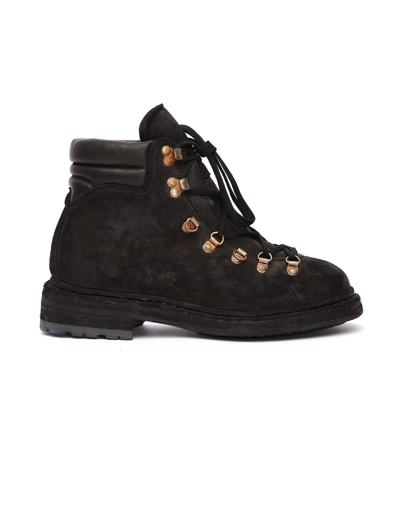 Guidi Black Suede Hiking Boots | Garmentory