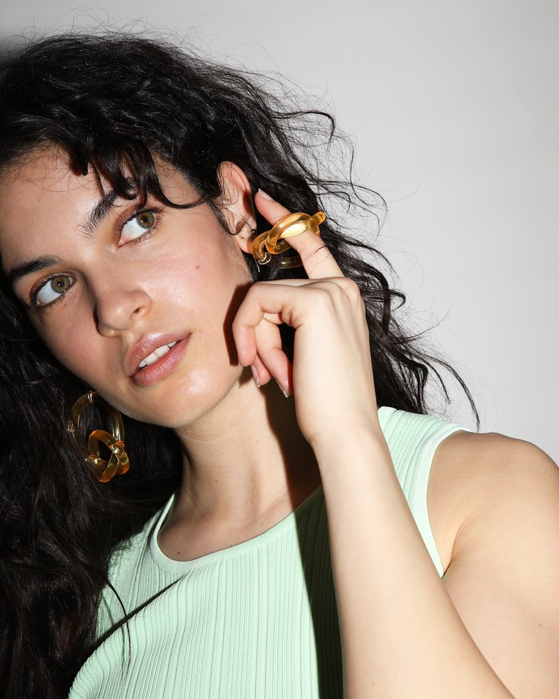 Corey Moranis Knotted Loop Earring