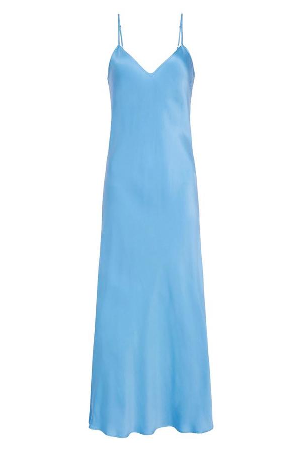 sachin and babi light blue dress 1940's Baby Blue Slip Dress – Annie's Ibiza Online main image 0
