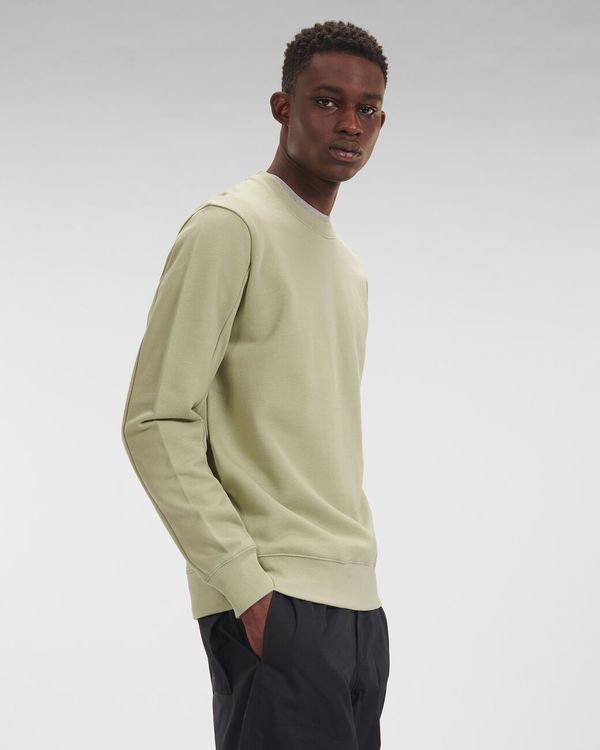 CP company Diagonal Raised Fleece Sweatshirt - Ivy CP company Diagonal Raised Fleece Sweatshirt - Ivy