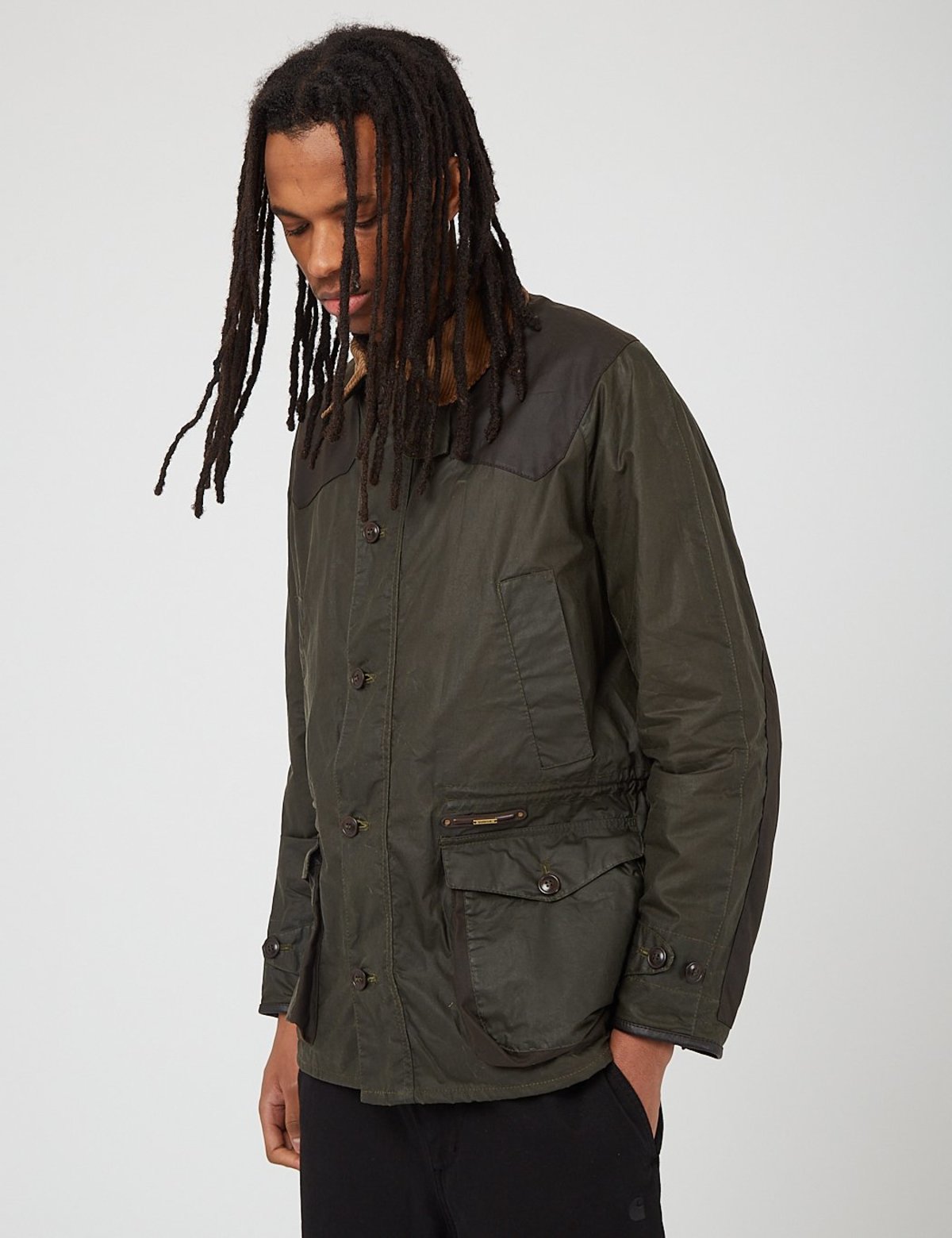Barbour Gold Standard Oakby Wax Jacket - Olive | Garmentory