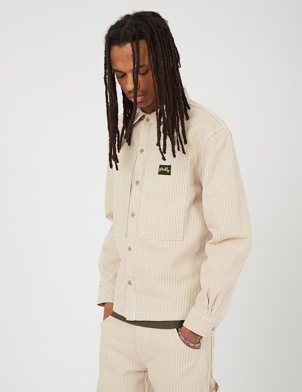 Stan Ray Prison Shirt - Khaki Hickory Stan Ray Prison Shirt - Khaki Hickory