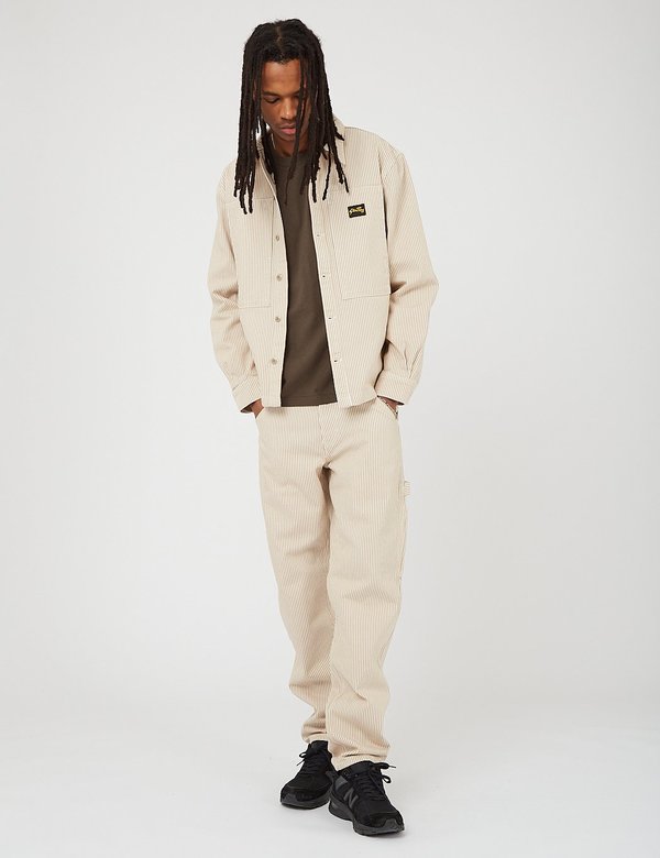 Stan Ray Prison Shirt - Khaki Hickory Stan Ray Prison Shirt - Khaki Hickory