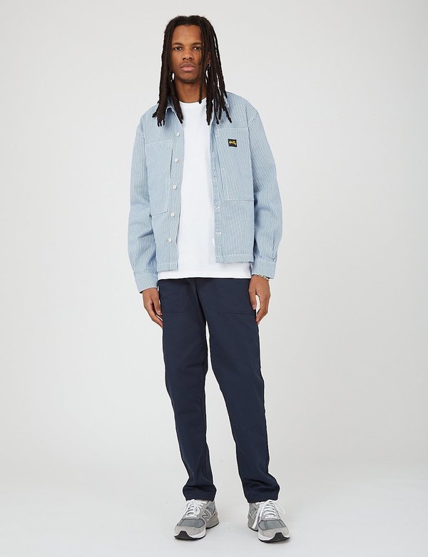 Stan Ray Prison Shirt - Washed Hickory Blue Stan Ray Prison Shirt - Washed Hickory Blue