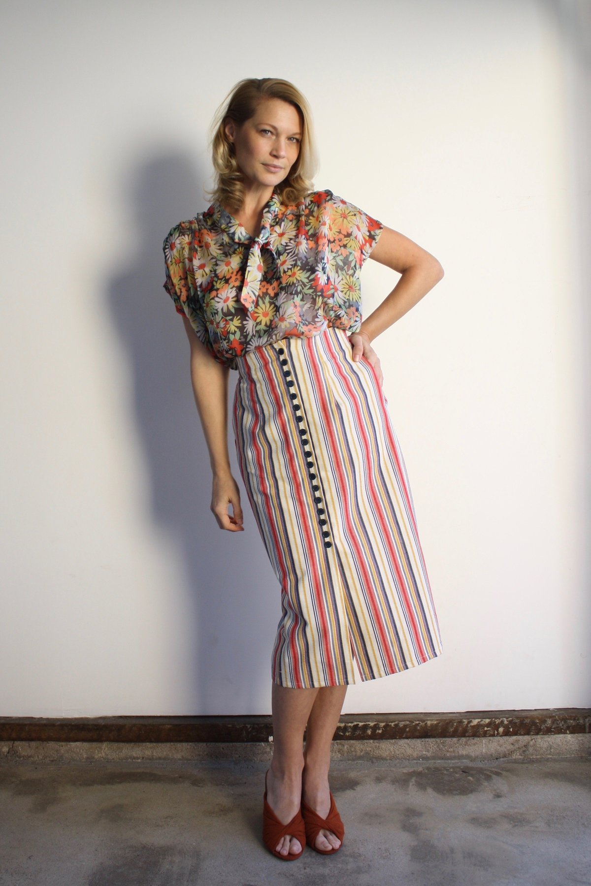 Myrtle Rita Skirt - Popsicle - Image 1 of 8