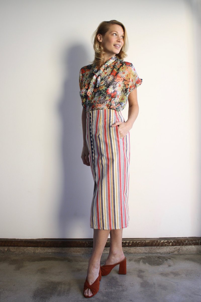 Myrtle Rita Skirt - Popsicle