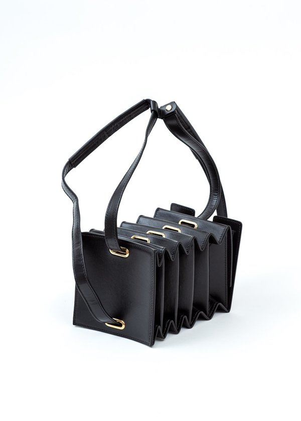 Y/project Mini Accordion Bag - Black | Garmentory