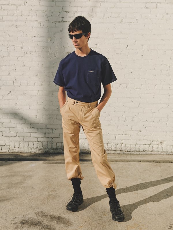 PHIPPS Garment Dye Organic Cotton Jersey Pocket Tee - Navy PHIPPS Garment Dye Organic Cotton Jersey Pocket Tee - Navy