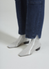 Rachel Comey Cove Pebbled Leather Boot - White Perf - Thumbnail 1