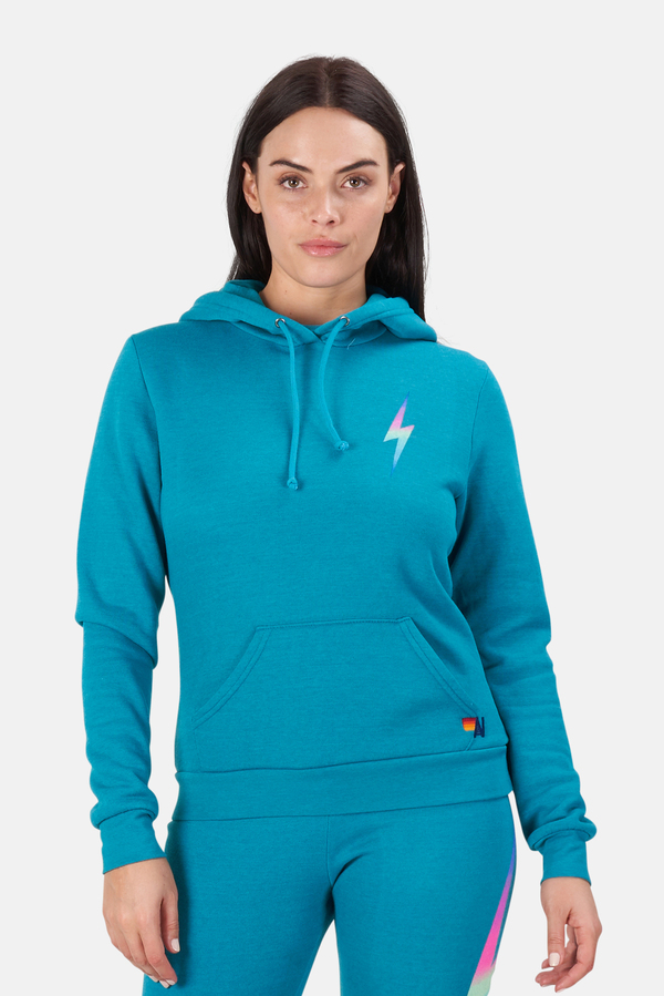 Aviator Nation Bolt Pullover Hoodie Sweater - Pink Aviator Nation Bolt Pullover Hoodie Sweater - Pink