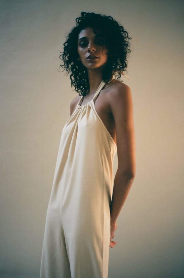 Baserange Dour Jumpsuit - Ivory | Garmentory