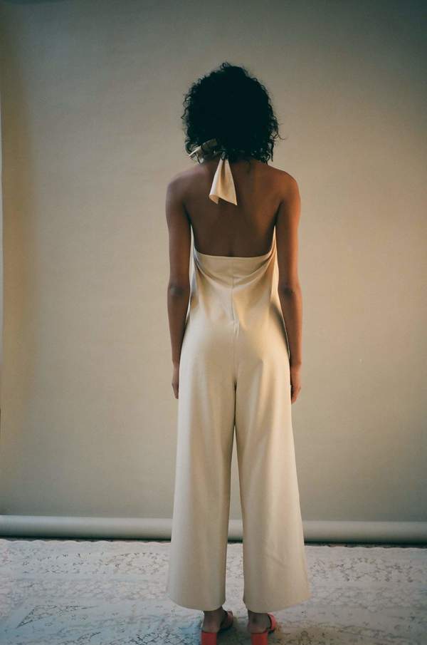 Baserange Dour Jumpsuit - Ivory | Garmentory
