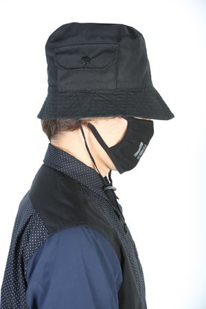 ●Engineered Garments EXPLORER HATフローラルカモ Engineered Garments EXPLORER HAT - Black | Garmentory