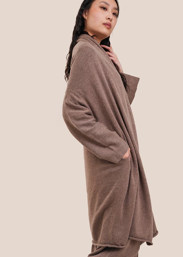 Lauren Manoogian Long Slouch Cardigan - Umber Melange Lauren Manoogian Long Slouch Cardigan - Umber Melange